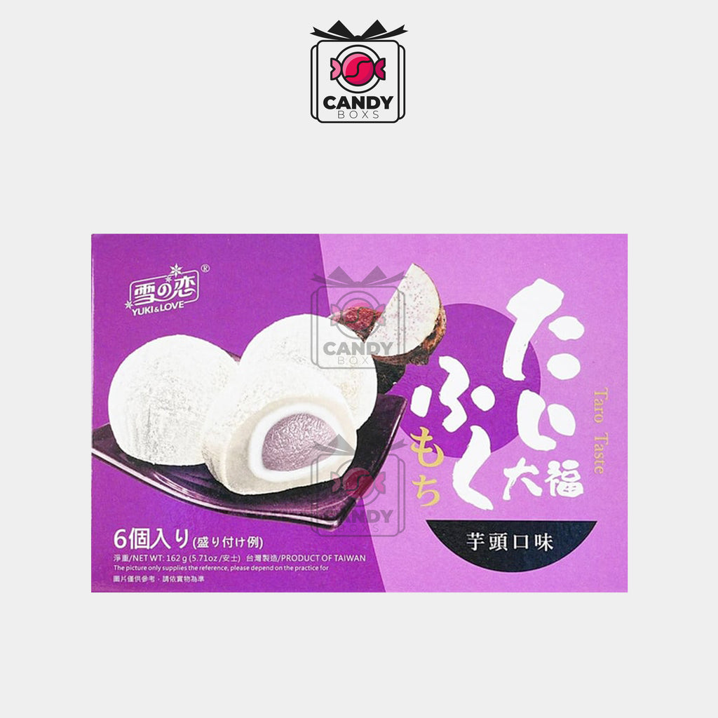 YUKI&LOVE MOCHI TARO TASTE FLAVOR 162G - CANDY BOXS