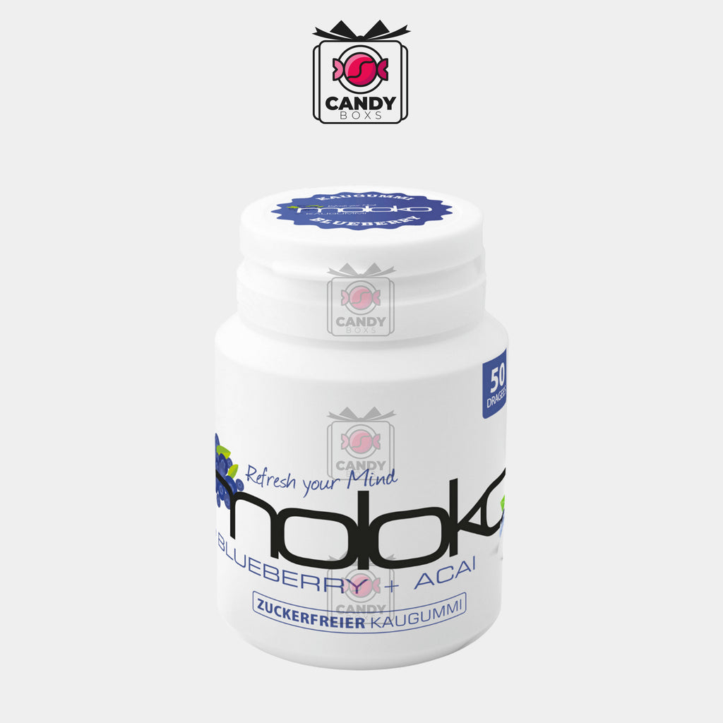 MOLOKO CHEWING GUM BLUEBERRY + ACAI 50PCS - CANDY BOXS