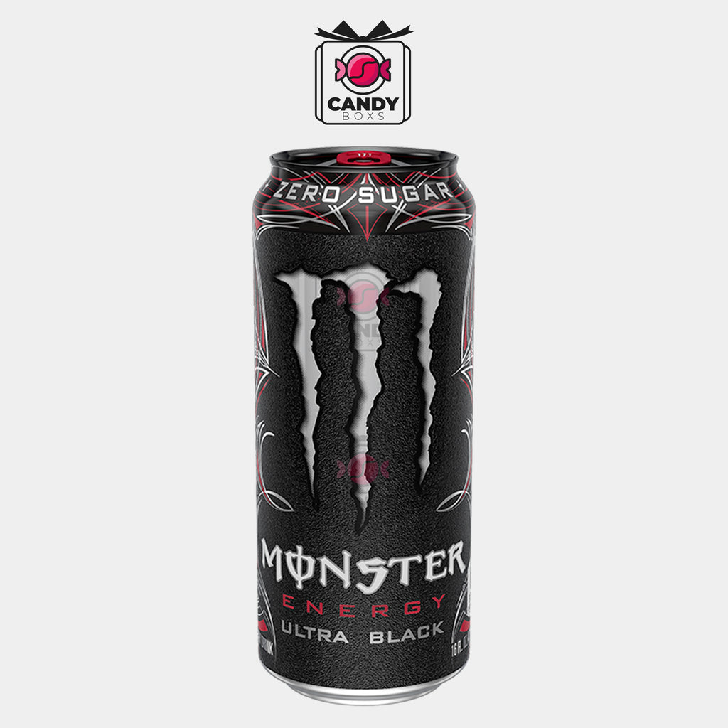 MONSTER ENERGY ULTRA BLACK 500ML - CANDY BOXS