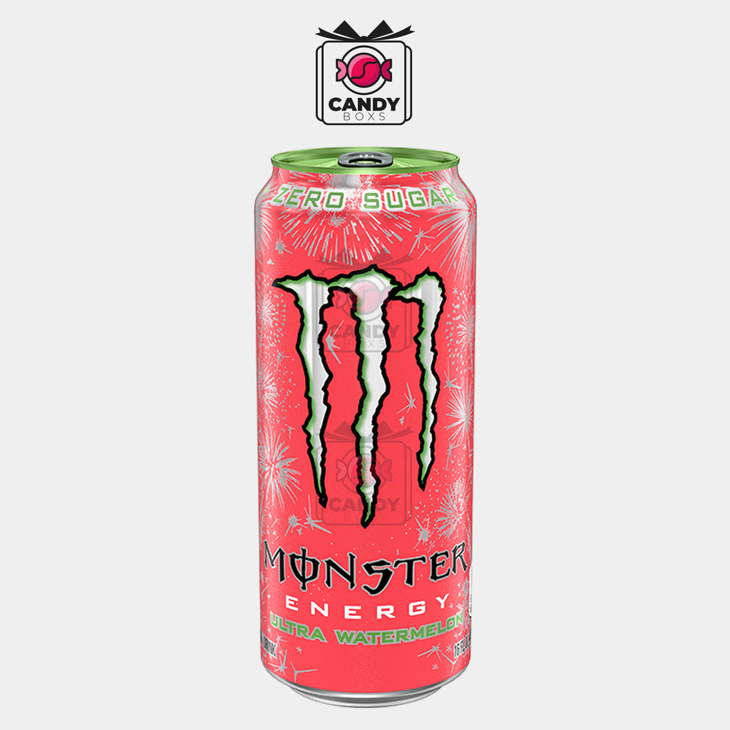 MONSTER ENERGY ULTRA WATERMELON 500ML - CANDY BOXS