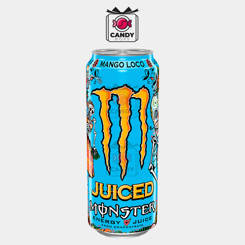 MONSTER ENERGY JUICED MANGO LOCO 500ML - CANDY BOXS