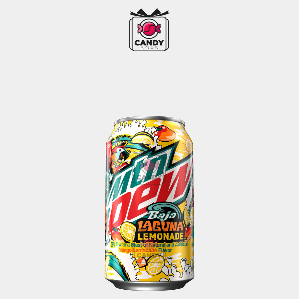 MOUNTAIN DEW BAJA LAGUNA LEMONADE 355ML - CANDY BOXS