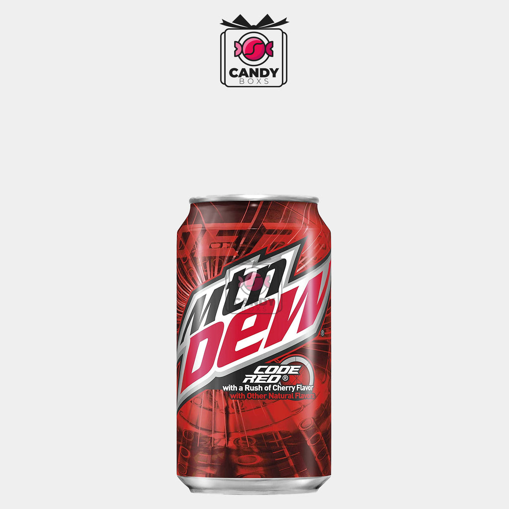 MOUNTAIN DEW CODE RED 355ML - CANDY BOXS