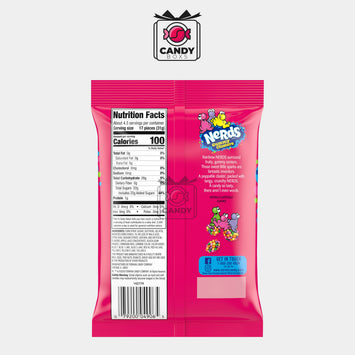 NERDS GUMMY CLUSTERS RAINBOW 113G - CANDY BOXS