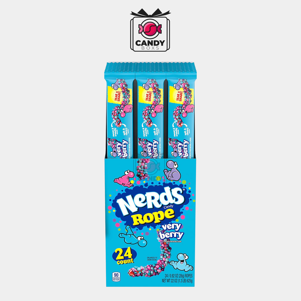 NERDS ROPE VERY BERRY 36G - CANDY BOXS