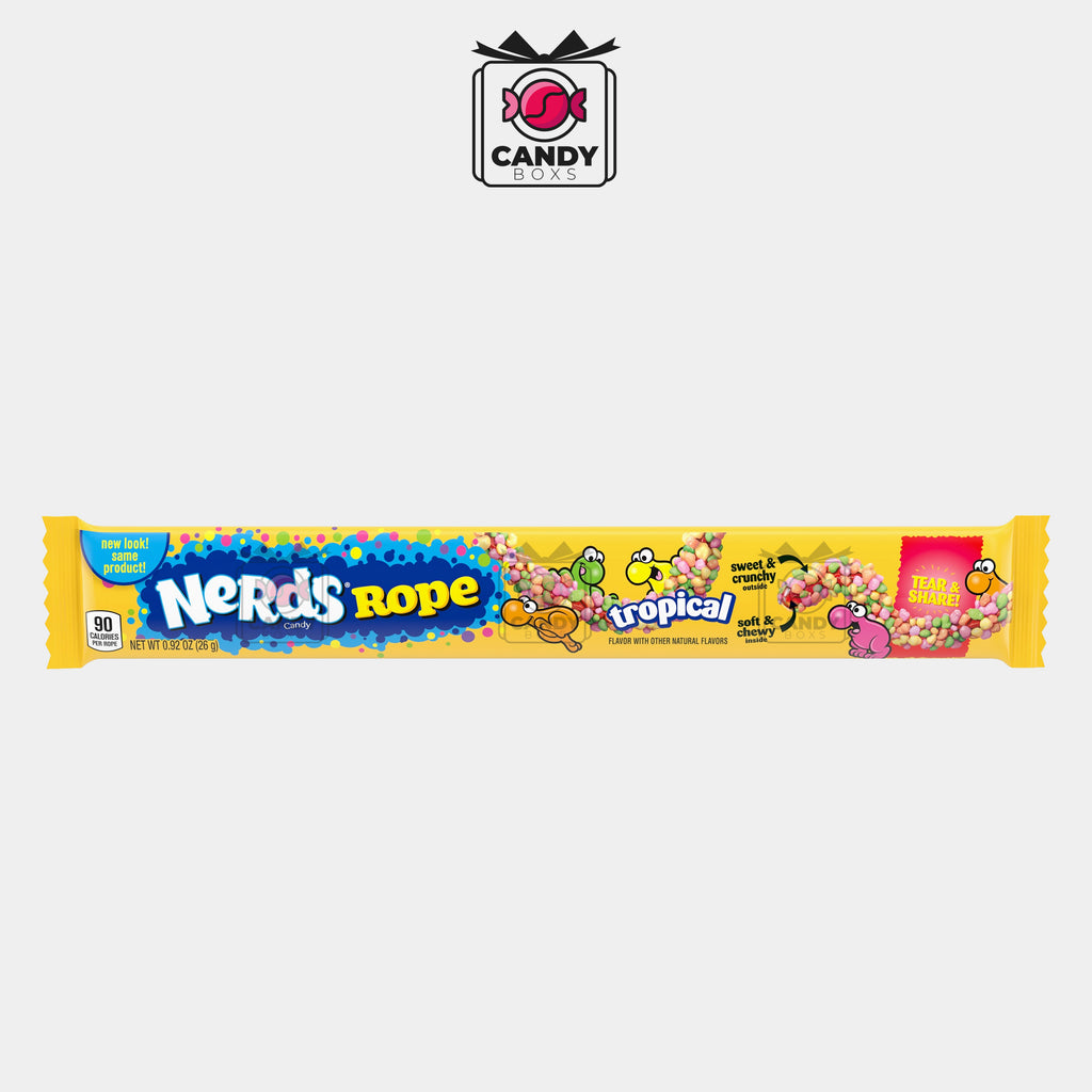 NERDS ROPE TROPICAL 26G - CANDY BOXS