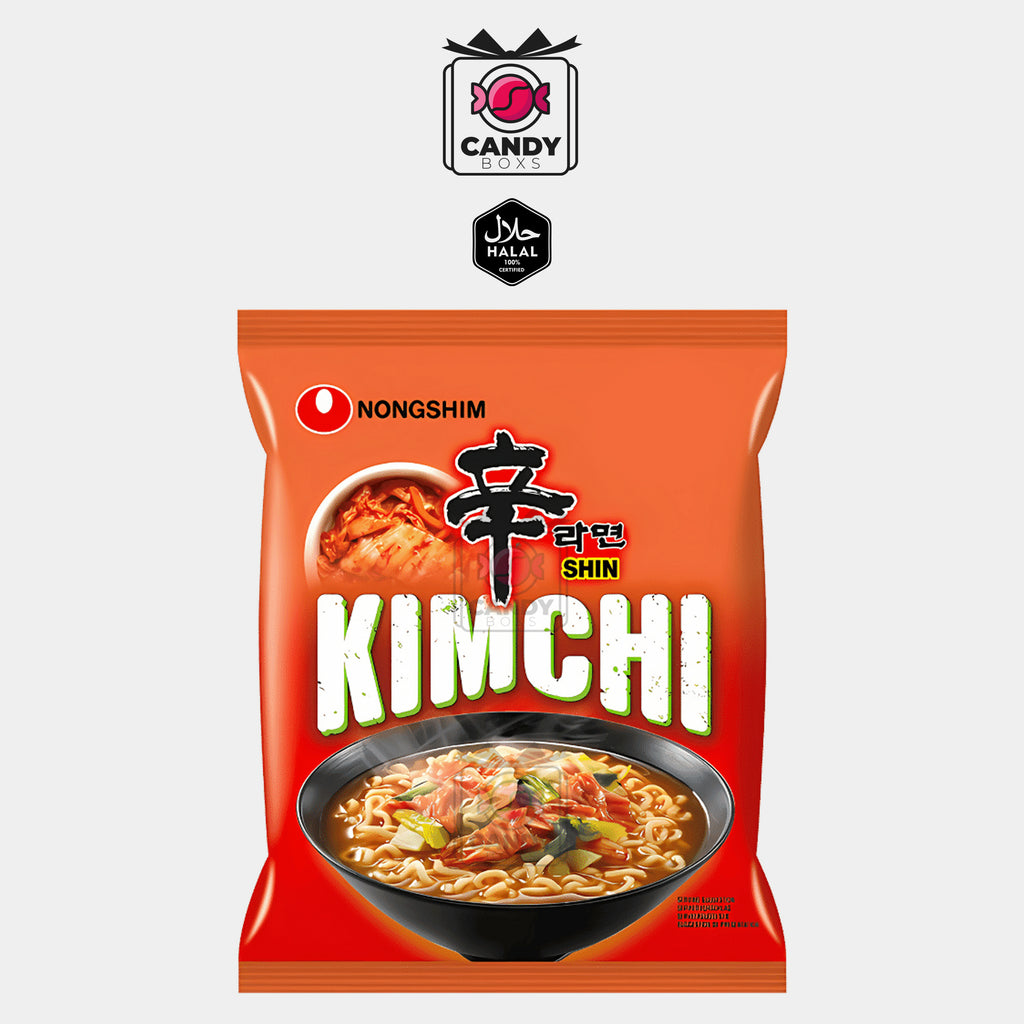 NONGSHIM SHIN RAMYUN KIMCHI FLAVOR NOODLE 120G - CANDY BOXS