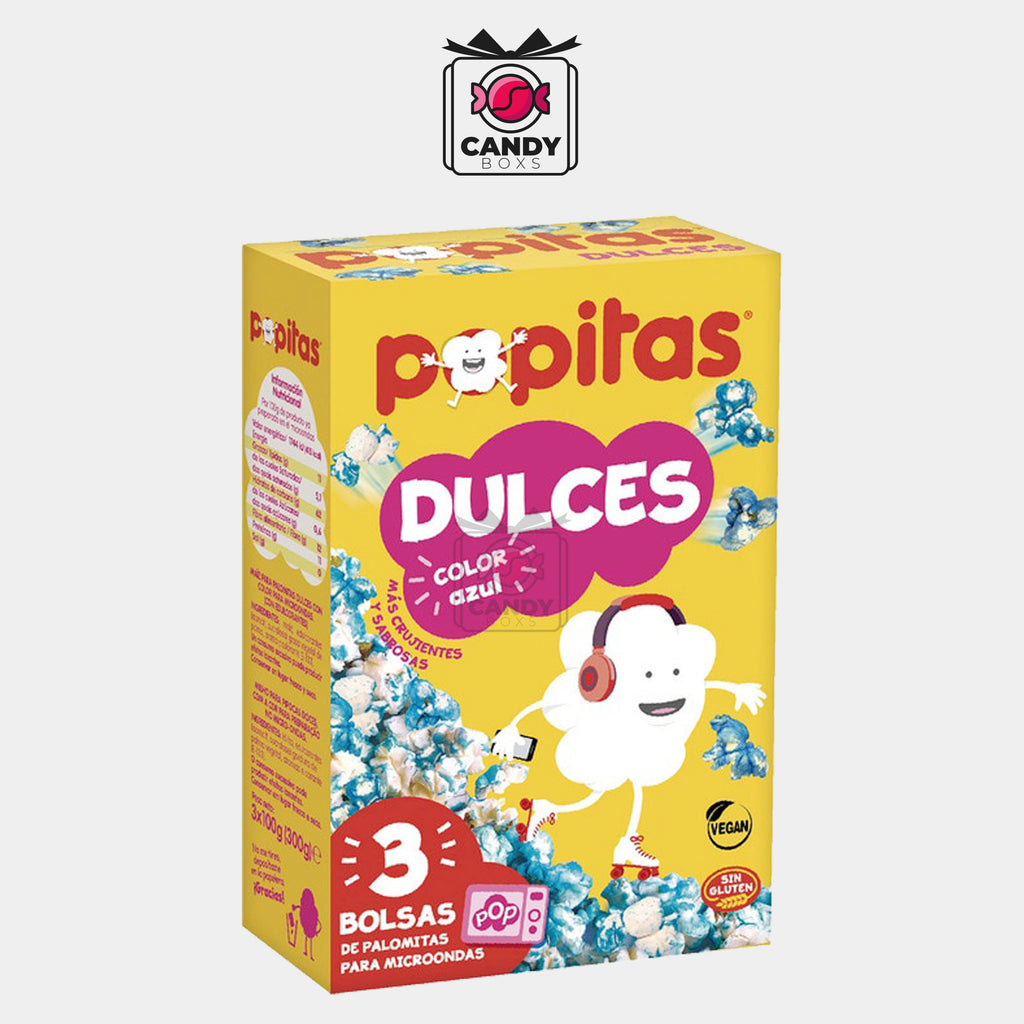 POPITAS DULCES COLOR AZUL - CANDY BOX