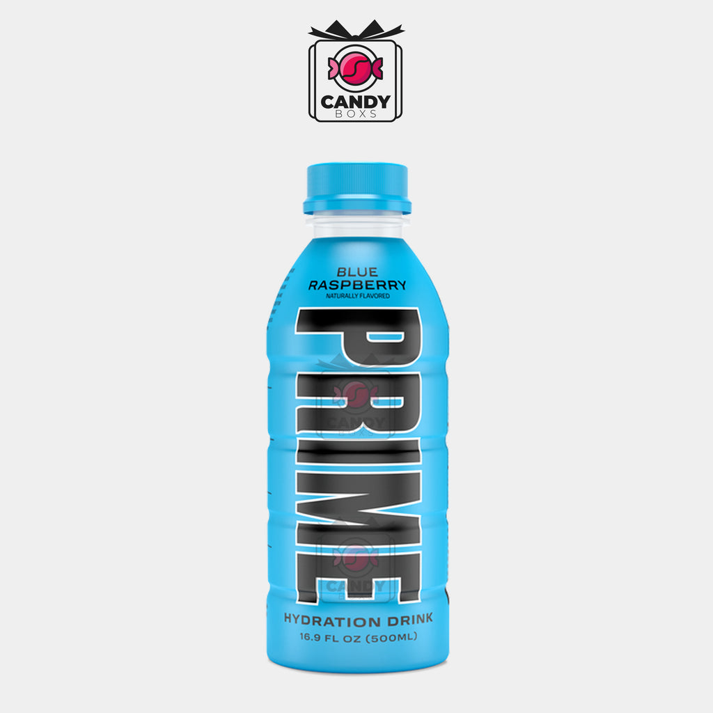 PRIME HYDRATION DRINK BLUE RASPBERRY 500ML - CANDY BOXS