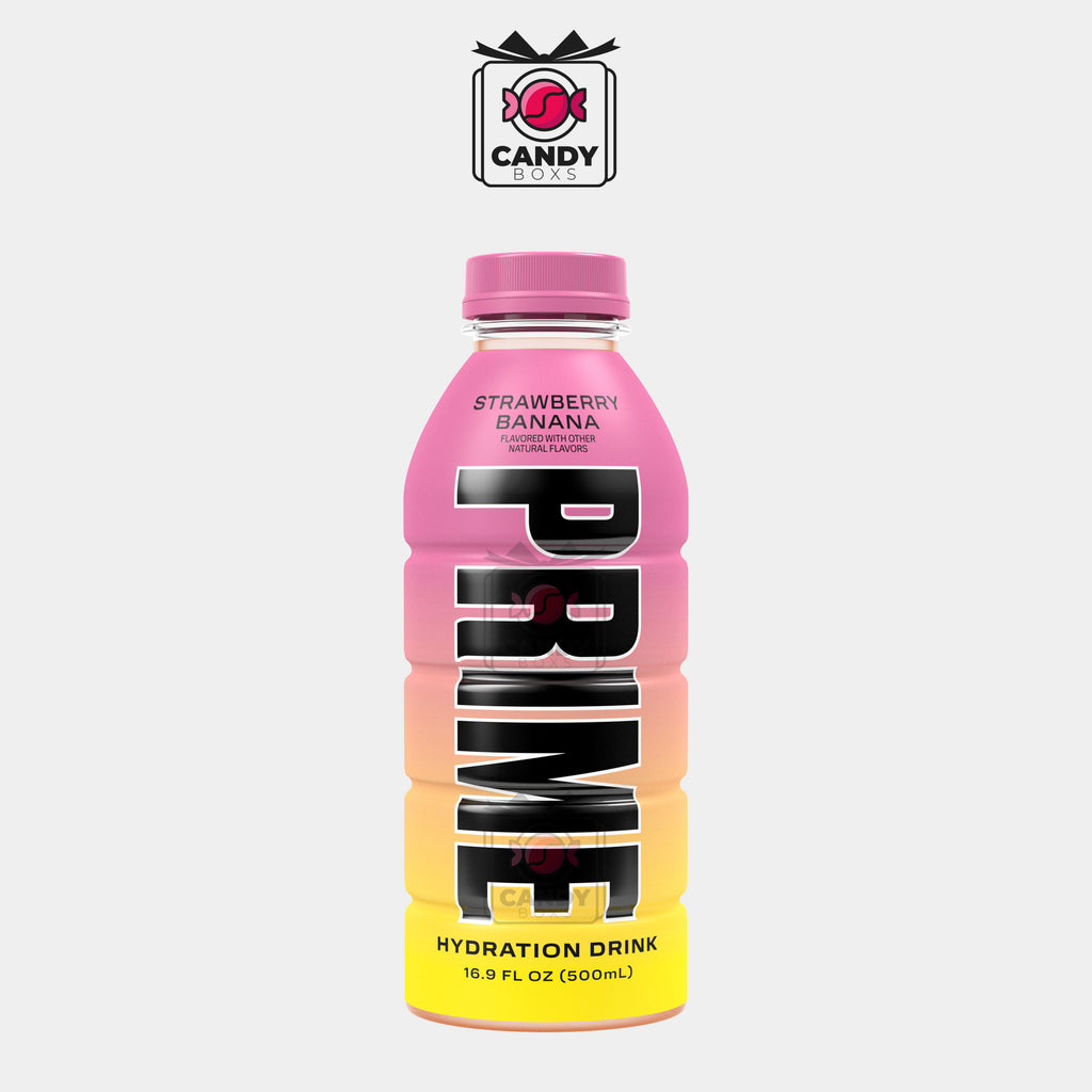 PRIME HYDRATION DRINK STRAWBERRY BANANA 500ML - CANDY BOXS