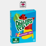 FRUIT ROLL UPS FRUIT FLAVORED SNACKS BLASTIN BERRY 1PC - CANDY BOXS