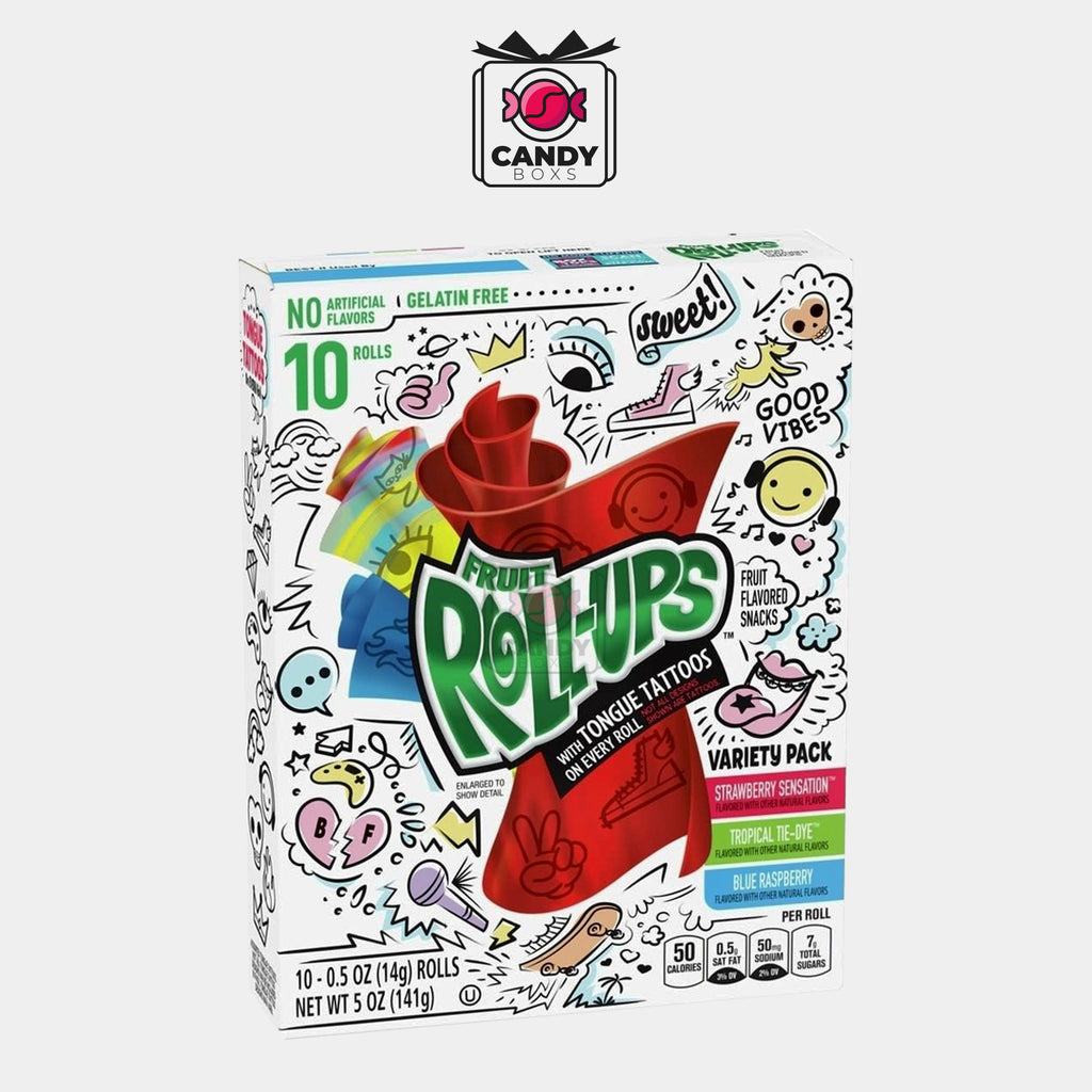 FRUIT ROLL UP TONGUE TATTOOS 1PC - CANDY BOXS