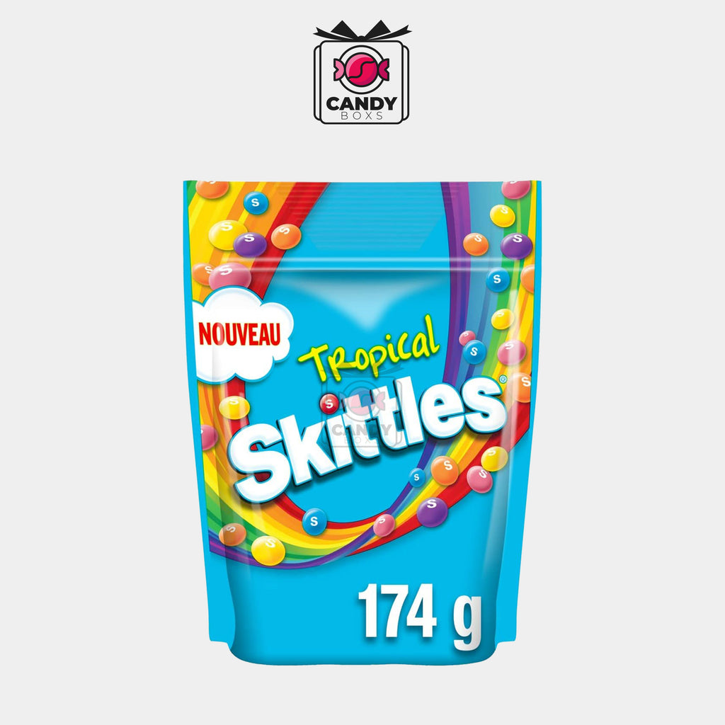 SKITTLES TROPICAL 174G - CANDY BOXS