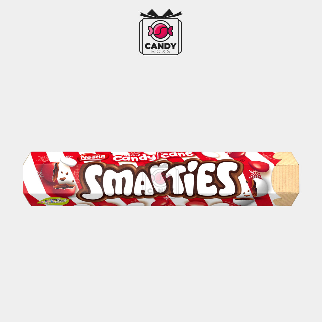 SMARTIES CANDY CANE GIANT 120G - CANDY BOXS
