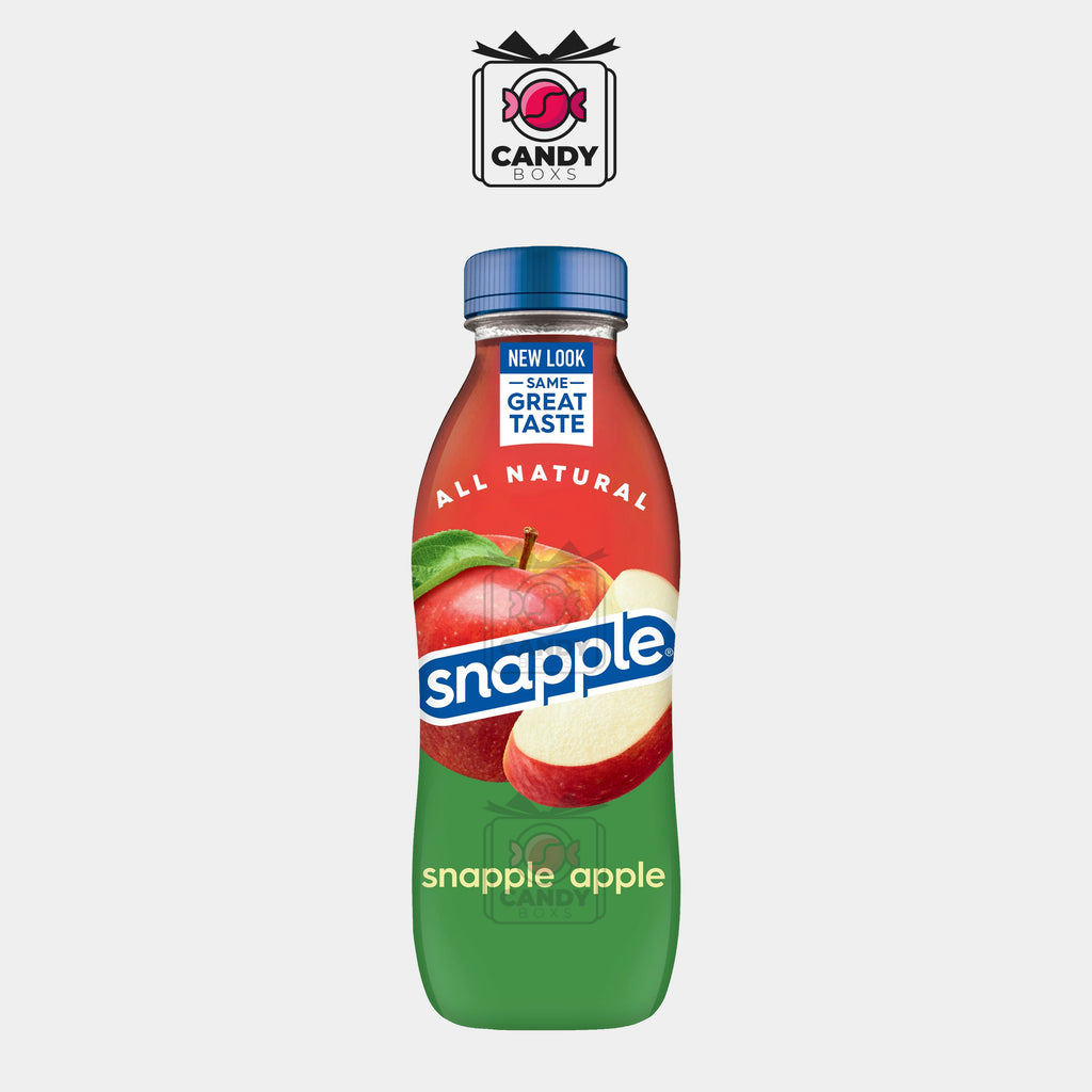 SNAPPLE APPLE JUICE DRINK 473ML - CANDY BOXS