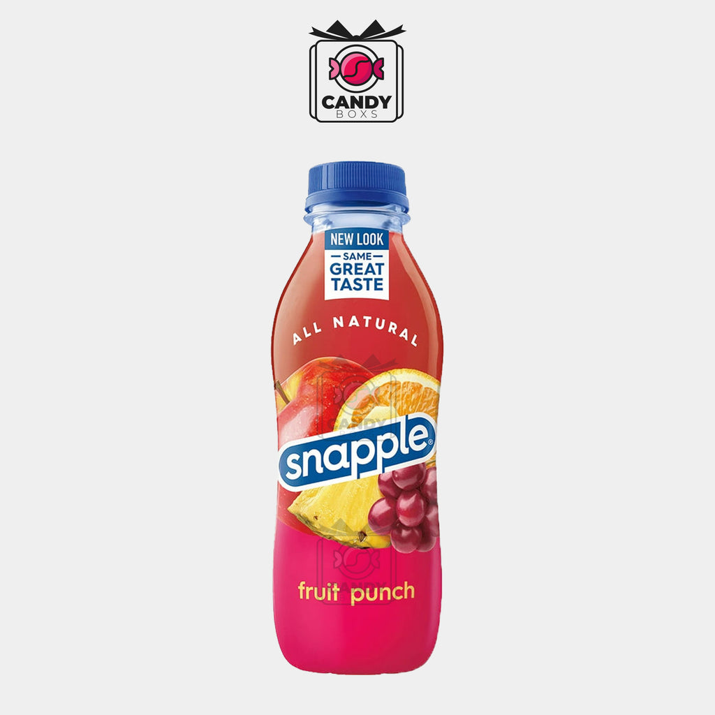 SNAPPLE FRUIT PUNCH DRINK 473ML - CANDY BOXS