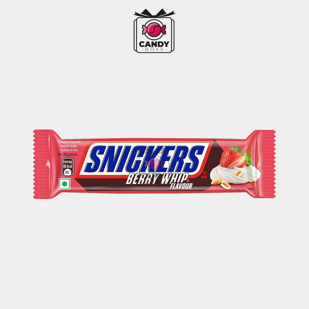 SNICKERS BERRY WHIP FLAVOR 42G - CANDY BOXS