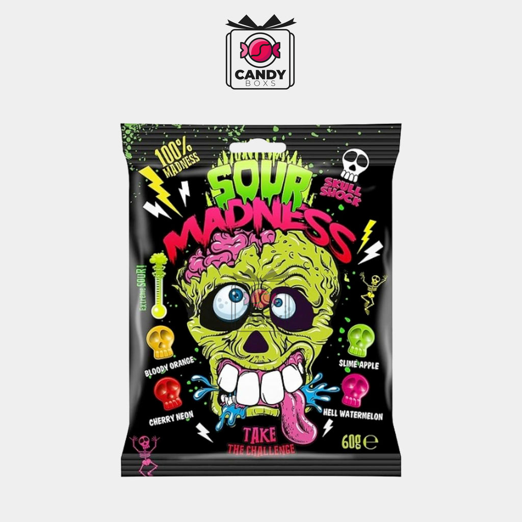 SOUR MADNESS SKULL - CANDY BOXS