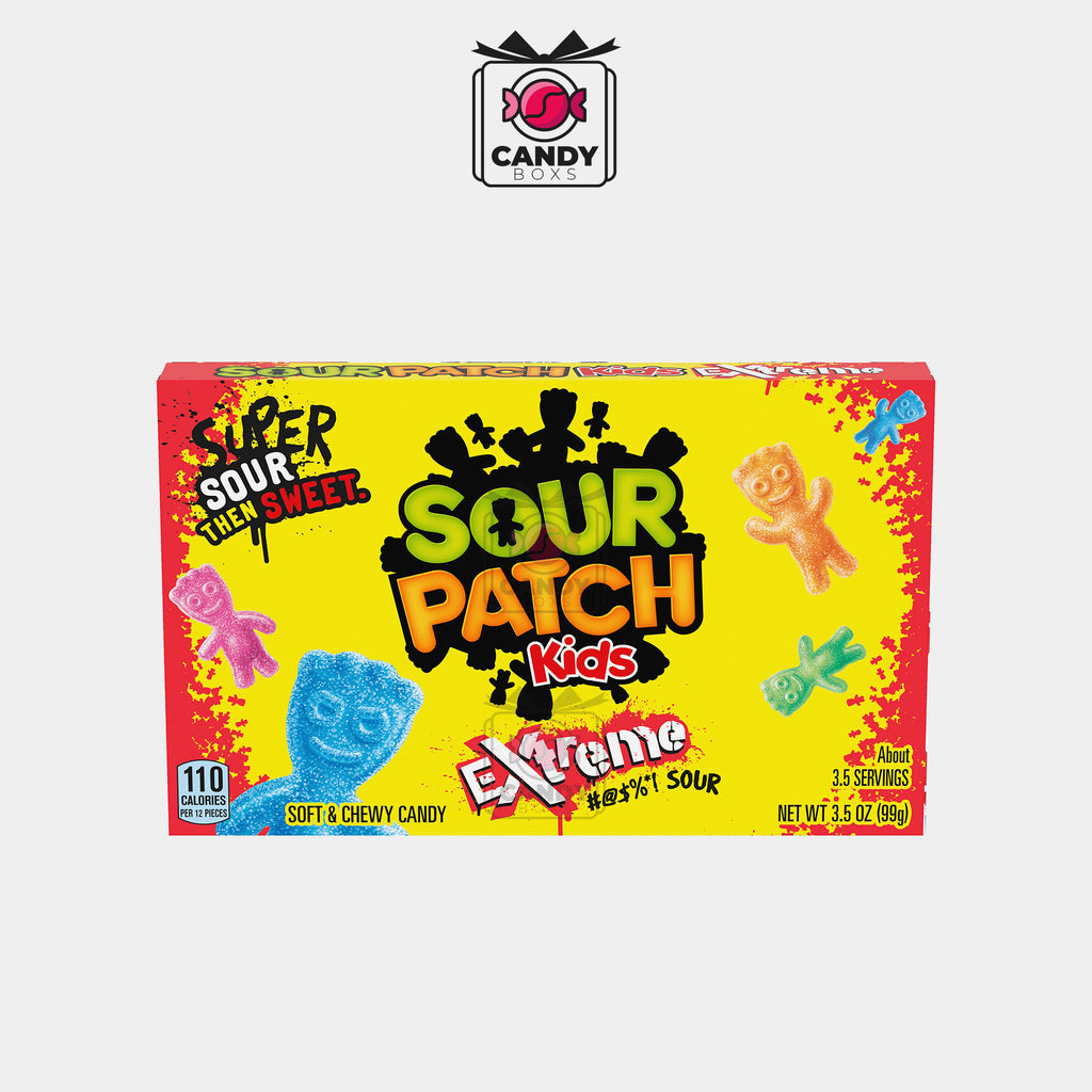 SOUR PATCH KIDS EXTREME SOUR 99G - CANDY BOXS