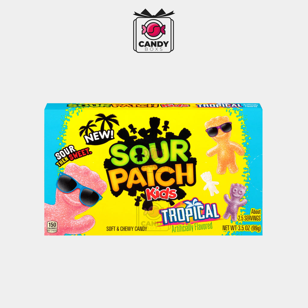 SOUR PATCH KIDS TROPICAL SOFT & CHEWY CANDY 99G - CANDY BOXS