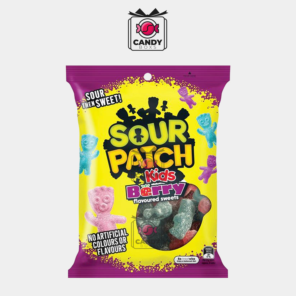 SOUR PATCH KIDS SOUR THEN SWEET BERRY 170G - CANDY BOXS