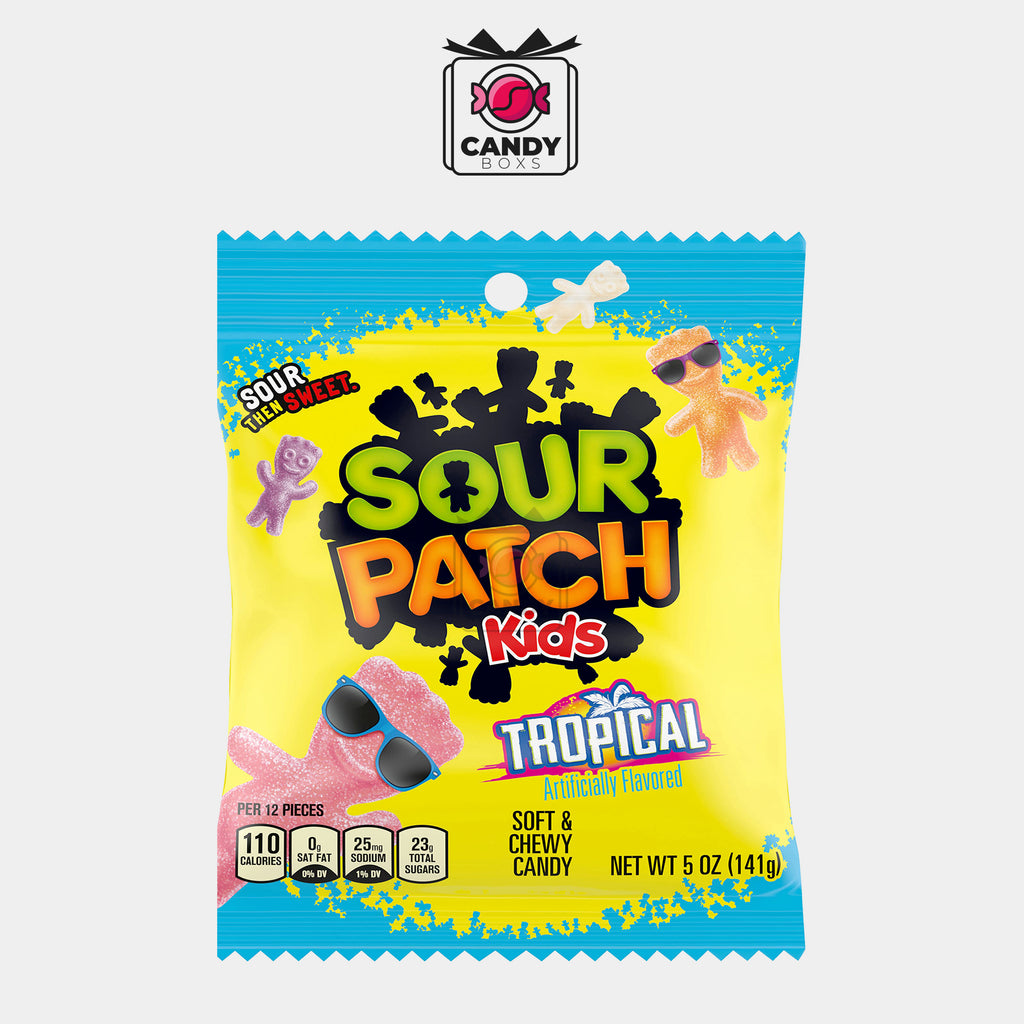 SOUR PATCH KIDS TROPICAL FLAVOR 102G - CANDY BOXS