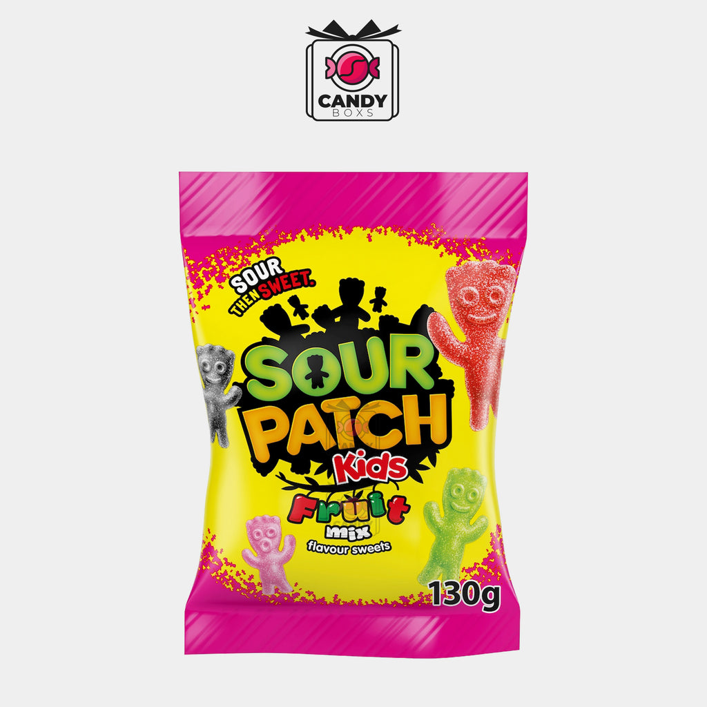 SOUR PATCH KIDS FRUIT MIX SWEETS BAG 130G - CANDY BOXS