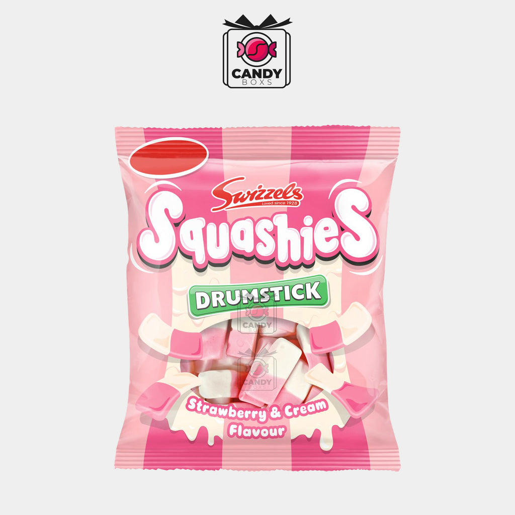 SQUASHIES CANDIES SWIZZELS SQUASHIES DRUMSTICK 120G - CANDY BOXS
