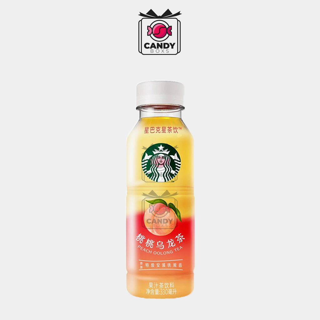 STARBUCKS PEACH OOLONG TEA DRINK 330ML - CANDY BOXS