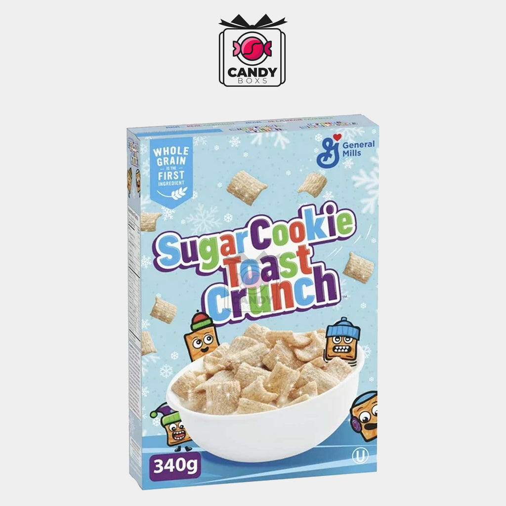 GENERAL MILLS SUGAR COOKIE TOAST CRUNCH 340G - CANDY BOXS