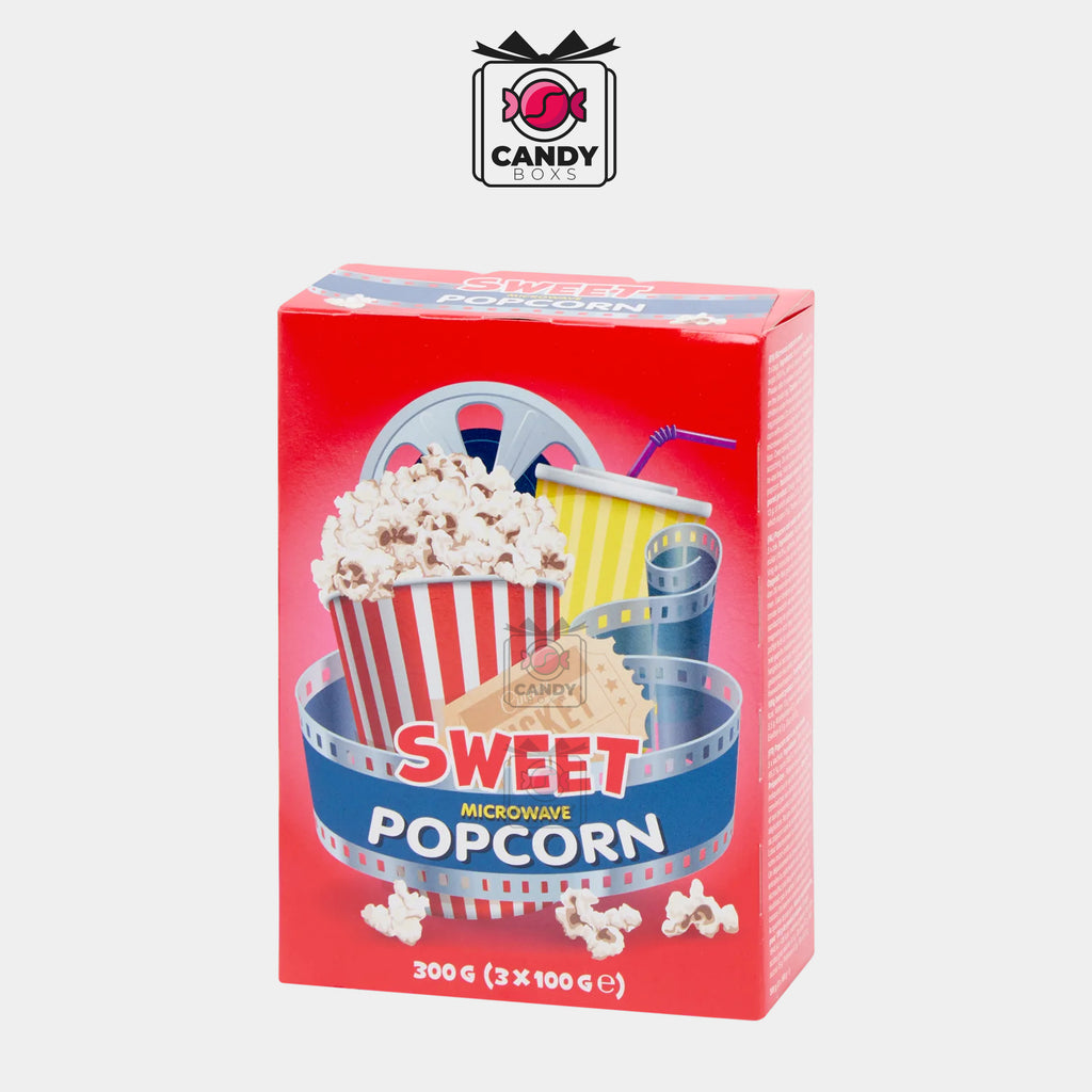 SWEET MICROWAVE POPCORN 300G - CANDY BOXS