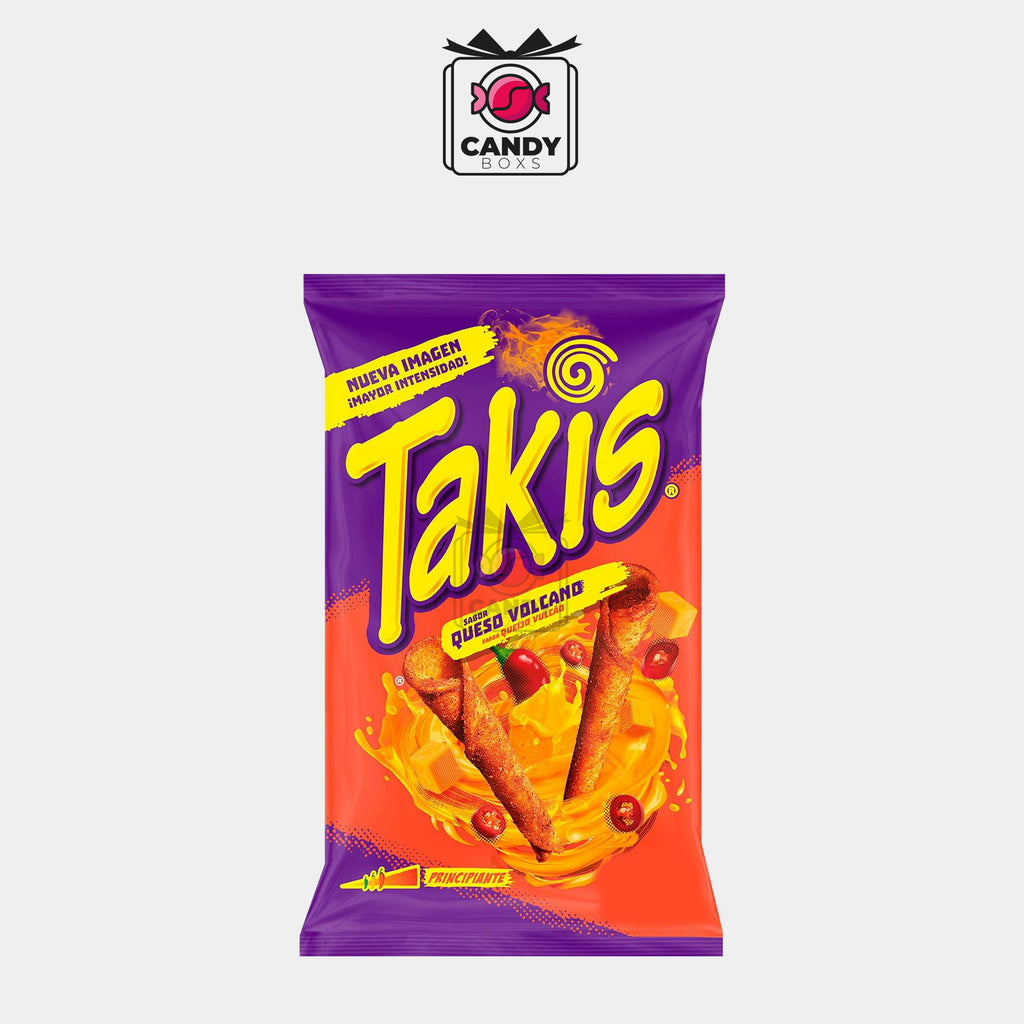 TAKIS QUESO VOLCANO 90G - CANDY BOXS