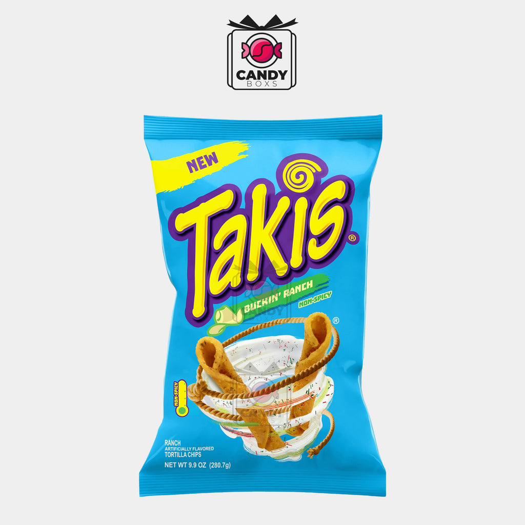 TAKIS BUCKIN' RANCH 280G - CANDY BOXS