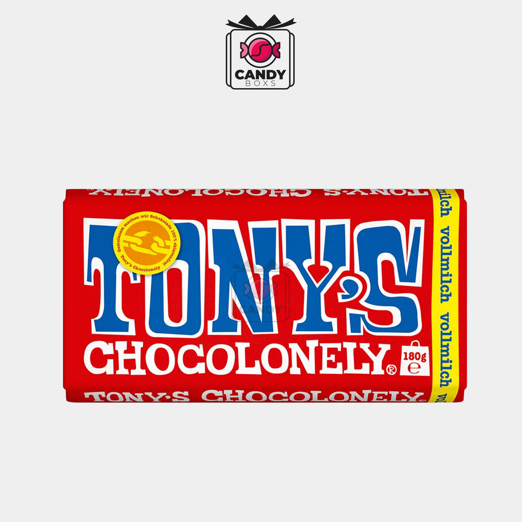 TONY'S CHOCOLONELY 32% CLASSIC MILK CHOCOLATE 240G - CANDY BOXS