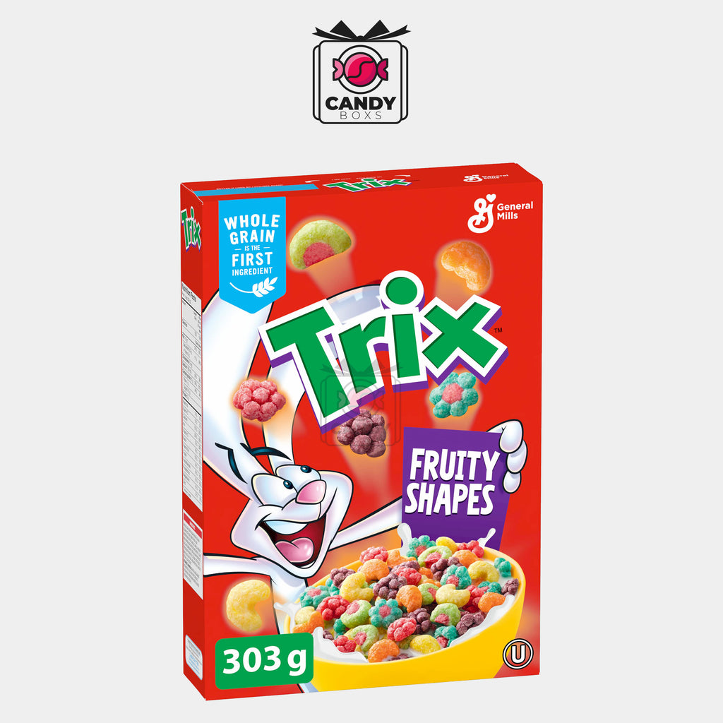GENERAL MILLS TRIX CEREAL SHAPES 303G - CANDY BOXS