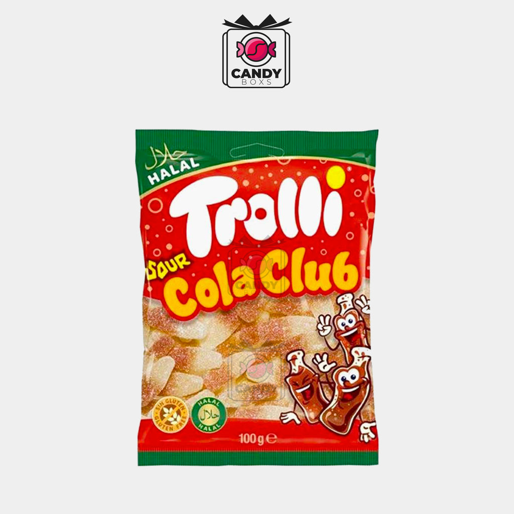 TROLLI SOUR COLA CLUB 100G - CANDY BOXS