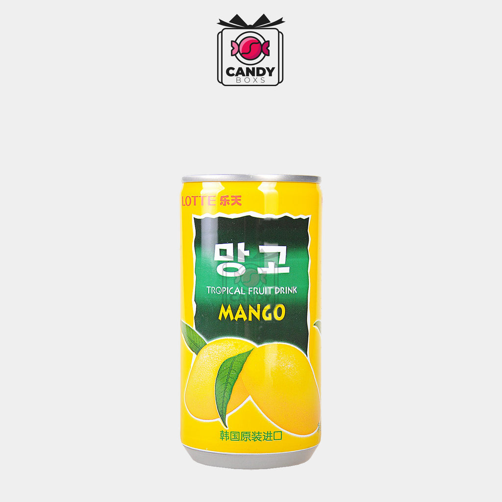 LOTTE MANGO TROPICAL FRUIT JUICE DRINK 180ML - CANDY BOXS