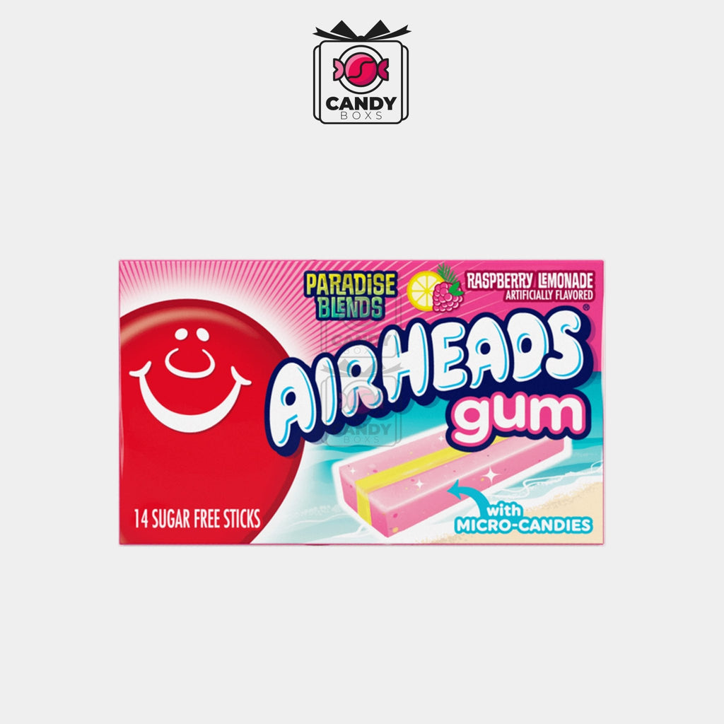 AIRHEADS GUM PARADISE BLENDES SUGAR FREE 34G - CANDY BOXS - Candyboxs