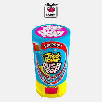BAZOOKA TRIPLE POWER PUSH POP - CANDY BOXS - Candyboxs
