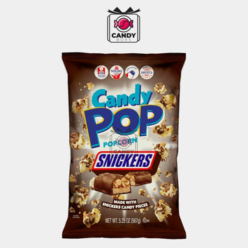 CANDY POP POPCORN SNICKERS 149G - CANDY BOXS - Candyboxs