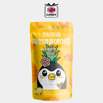 CANTABILE KOREAN POUCH DRINK PINEAPPLE ADE 230ML - CANDY BOXS - Candyboxs