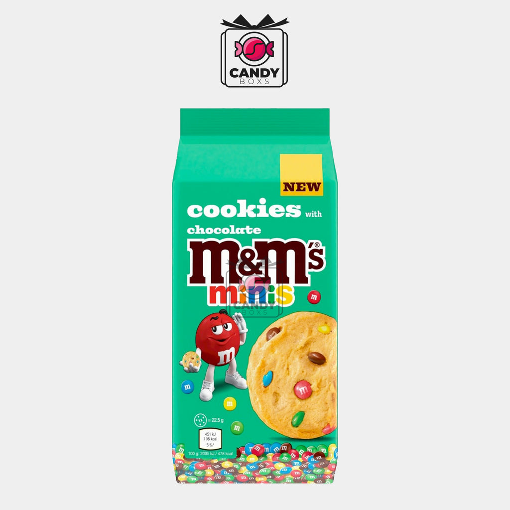 M&M'S MINIS MILK CHOCOLATE COOKIES 180G - CANDY BOXS