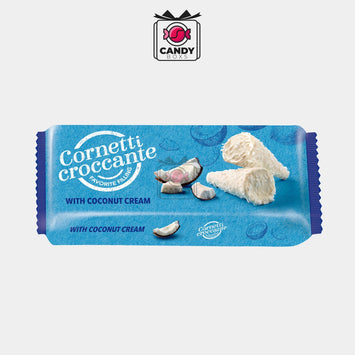 CORNETTI CROCCANTE WITH COCONUT CREAM 100G - CANDY BOXS - Candyboxs