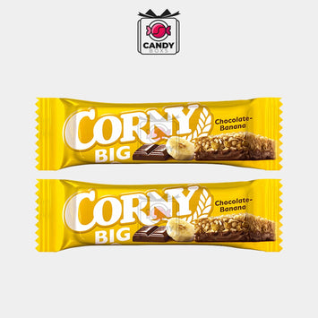 CORNY BIG BANANA CHOCOLATE CEREAL BAR 50G - CANDY BOXS - Candyboxs