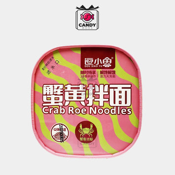 DOU XIAO YU CRAB ROE NOODLES CUP 125G - CANDY BOXS - Candyboxs