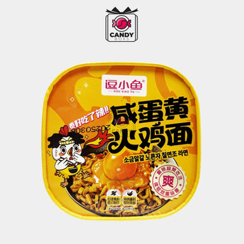 DOU XIAO YU YELLOW TURKEY NOODLES CUP SALTED EGG YOLK 125G - CANDY BOXS - Candyboxs
