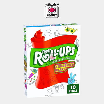 FRUIT ROLL - UPS STRAWBERRY BLAST' 10 PCS 141G - CANDY BOXS - Candyboxs