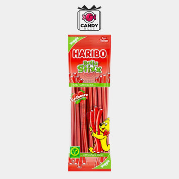 HARIBO BALLA STIXX STRAWBERRY 200G - CANDY BOXS - Candyboxs