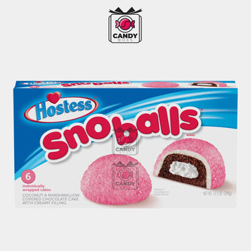 HOSTESS SNOBALLS COCONUT & MARSHMALLOW 298G - CANDY BOXS - Candyboxs