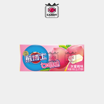 HSU FU CHI GUMMY CANDY FRUIT PEACH FLAVOR 22G - CANDY BOXS - Candyboxs